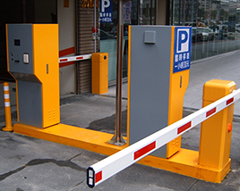 Automatic parking facilities with barcode ticket