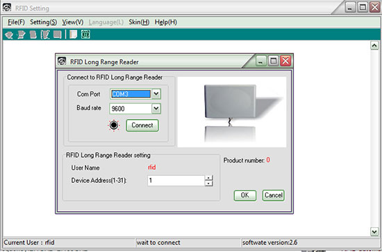 RFID parking software