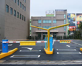 Automatic parking facilities with barcode ticket